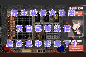 《暗黑破坏神2》库拉斯特下层翻箱倒柜后，野生装备真中了彩票！