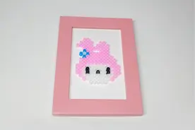 148课：《拼斗搭建——小兔拼豆画》，天才计划diy手工坊