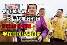岳飞被杀后，一支后代逃到韩国，成为开国元勋，现在回国认祖归宗视频封面