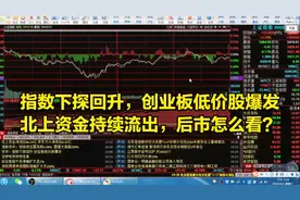 指数下探回升，创业板低价股爆发，北上资金持续流出，后市怎么看视频封面