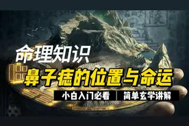 命理知识面相-鼻子痣的位置与命运