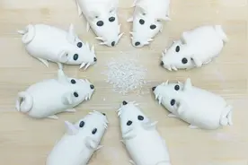 马上到鼠年了，兵姐教你做小老鼠馒头，做法简单，好吃又松软