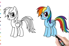 怎样画小马宝莉简笔画云宝绘画少儿美术教程