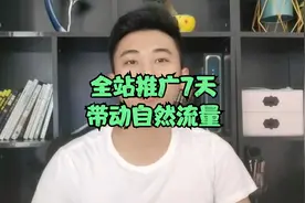 全站推广7天带动自然流量视频封面