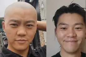 男子挑战1年不理发，光头到长发颜值飘忽不定，惊喜撞脸多位明星