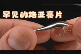 路亚三钩亮片的绑法，罕见的路亚亮片！