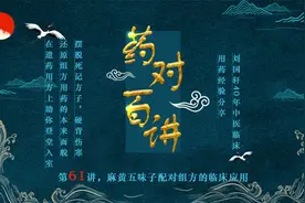 麻黄五味子配对：麻黄五味子配对的作用机理，常用方及剂量法则视频封面