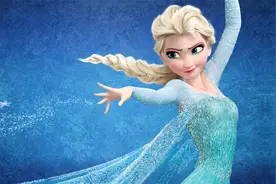 女孩天生拥有魔法，却感到十分苦恼，迪士尼动画电影视频封面