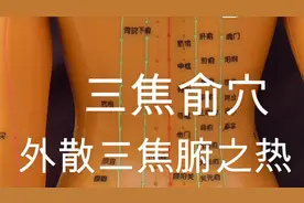 三焦俞穴主治：脏腑积聚，胀满羸瘦，不能饮食，伤寒头痛，肩背急
