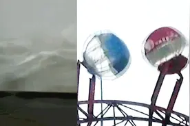 台风“罗莎”已到日本！实拍：摩天轮座舱疯狂旋转 大海波涛滚滚