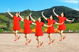 经典老歌新跳《中华民谣》祝大家天天乐开怀，附教学