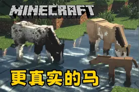 【MC】我的世界里最真实的马！
