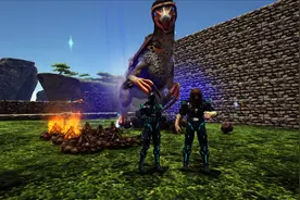 方舟生存进化：神庙学院毛哥做出来得灵魂飞龙大招血不多真扛不住