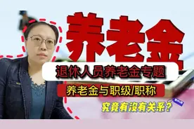 养老金专题|深挖目前退休人员的职级职称还值不值钱~视频封面