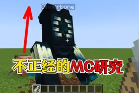 我的世界：不正经的MC离谱小测试，怎样让潜声守卫倒立恰土？！