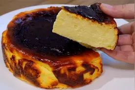 其貌不扬的巴斯克蛋糕，做法简单粗暴又美味，新的一年生活甜如蜜