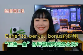 Benefits, perks, bonus 有什么区别？“五险一金”英语怎么说？