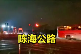 实拍上海崇明“陈海公路”国庆节第一天，车辆已排成长龙视频封面