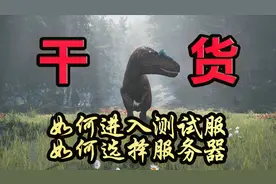 恐龙岛：如何选适合自己的服务器，如何进入测试服游玩，干货满满