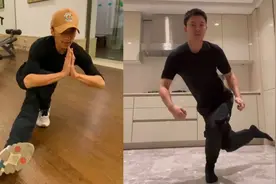 37岁贾乃亮挑战下蹲，腰酸腿疼找41岁谢霆锋诉苦：下次不要再做了