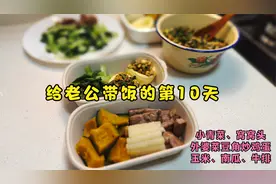 给老公带饭的第10天：今天带的是不需要加热吃的食物，好看又好吃视频封面