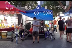 杭州最热闹吴山夜市，租金约4000元每月，还有卖100元3件的衣服？视频封面
