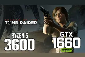 古墓丽影暗影 R5 3600 + GTX 1660 SUPER 测试1080p, 1440