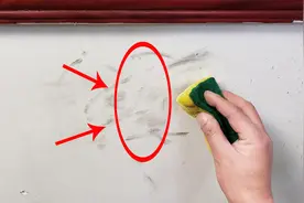 白墙脏了不用水擦，一个简单清洁窍门，像新墙一样洁白，方法真棒