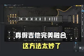 最接近实录吉他的软音源 技巧真实自然 这样编曲效率太高了