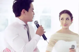 泰星Aff瓦妮达小姐姐的婚礼纪实，Aff望着老公激动流泪