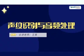 声纹识别与音频处理实战课-01视频封面