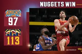 NBA集锦：掘金113-97尼克斯 约基奇三节打卡32+12+6小里弗斯25分视频封面