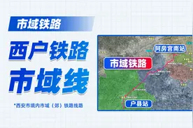 祝贺西安市鄠邑！西户铁路新线路图来咯！视频封面