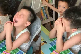 7岁哥哥帮5岁弟弟辅导数学被气哭 弟弟一脸无辜视频封面