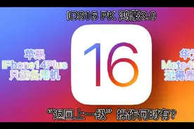 苹果IOS 返回上一级操作好痛苦，华为鸿蒙就很好啊视频封面