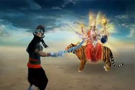 湿婆降服猛虎后，开双人演唱会，为了信徒竟然变成林伽