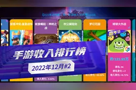 原神超王者登顶！2022年12月第2周手游流水收入排行榜视频封面