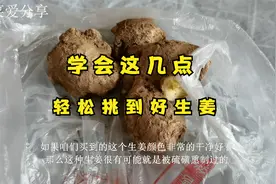 挑选生姜注意这几点，不是越光滑的越好，轻松挑到新鲜又耐放的姜