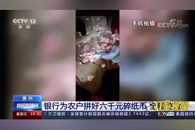 孩子把6000元纸币撕成碎片，家长崩溃大哭，银行为其全额兑付视频封面