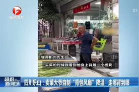 为防暑降温，卖菜大爷自制“背包风扇”，走哪背到哪视频封面