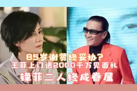 85岁谢贤终妥协？王菲上门送2000千万见面礼，锋菲二人终成眷属视频封面