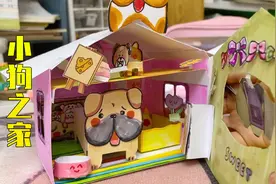 卡纸手工制作小狗之家，精美的制作让姐姐爱不释手视频封面