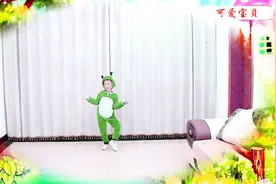 五岁小屁孩的《嘎哩嘎哩》蹦的实在太可爱.