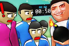 螃蟹游戏 这个海鲜游戏玩起来更紧张激动呢！小熙解说