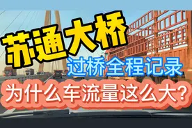 苏通大桥，车流量大又容易堵车，相比沪苏通大桥驾驶体验差了很多视频封面