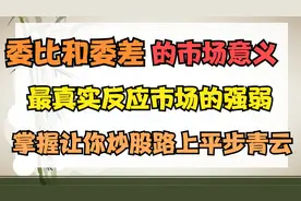 A股：炒股不会看委比，再炒十年也枉然，3分钟带你了解委比的用法视频封面