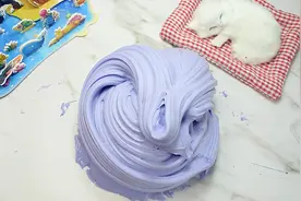 用超轻粘土制作起泡胶，不加成型水就能成功，无硼砂炸泡声音超脆