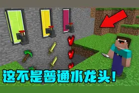 我的世界：阿呆靠水龙头发财了？当然不是普通的水龙头啊
