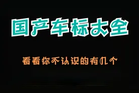 国产汽车车标大全，看看哪几个你不认识视频封面
