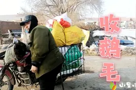 齐齐哈尔农村来个收鹅毛的，5斤鹅毛给120元没卖，想卖200值不值视频封面